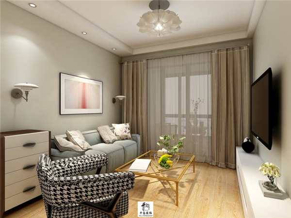 洛陽裝修效果圖，80㎡小戶型裝修案例