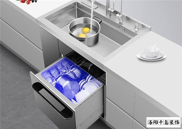 集成式水槽，儲物多功能