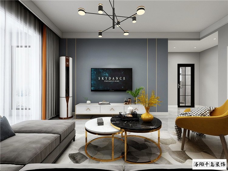 北航未來派120㎡3室現(xiàn)代簡(jiǎn)約風(fēng)格裝修案例