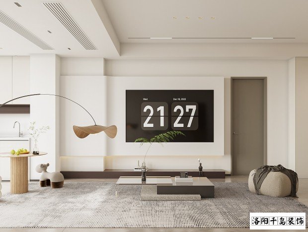 洛陽極簡(jiǎn)風(fēng)客廳裝修案例